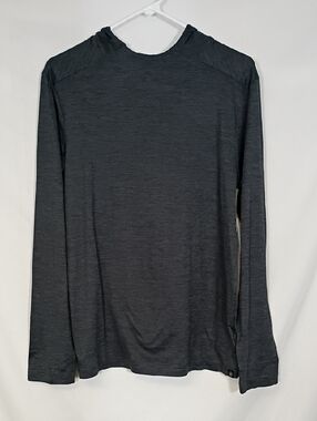 NWT GAIAM Men's Ebony Heather Everyday Basic Hoodie Mens Size Small Athleisure